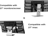 Monitor Carrying Bag Dustproof Portable Monitor Sleeve Case with Adjustable Handle for Desktop V1237-ZY-924-331