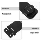Keyless Combination Cabinet Lock, Aluminium Alloy, Black Finish, Secure Stylish Design for Home V1370-AZ4-11523