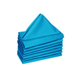 Hoydu Set of 8 Cotton OR Poly Cotton Napkins Blue Bird V442-GNA-MISC-SETOF8NAPKINS-BLUEBIRD-SQ