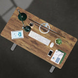 FORTIA Sit To Stand Up Standing Desk, 140x60cm, 72-118cm Electric Height Adjustable, 40kg Rated, Oak V219-ADKSSTFO4OKSA