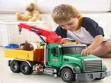 Farm Logging Toy with Loading Cranes, Toddler Friction Powered Vehicle Toy, Big Tow V1366-AZ2-W-26220