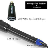 Wireless Microphone Xlr Adapter Transmitter Receiver Plug-on Mic 2.4GHz for Dynamic Microphone Audio V1370-AZ4-07633