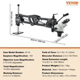 VEVOR Multi-Directionalscope with Spring Bracket, 7X-45X Magnification Jewelryscope, V952-WXQJTZHXD000Y8NAOV9