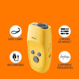 Ultrasonic 3 in 1 Dog Barking Deterrent Devices, 3 Frequency Dog Training Yellow V201-QUEW13844299