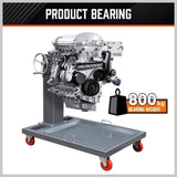 800kg Folding Engine Stand 1763lb Heavy Duty Workshop Auto Crane Hoist Motor V465-119125