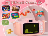 Kids Digital Dual Lens Camera, 4x Zoom and HD Video Recording V196-KDC-0024