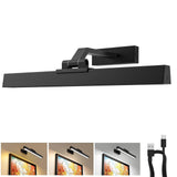 Picture Lights for Wall, Battery Operated Picture Light 16in Gallery Light for Paintings CCT V1171-CB-TR-BPL-1-USB-RM-40CM