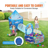 3 in 1 Kids Play Tent with Tunnel, Basketball Hoop for Boys, Girls, Babies and Toddlers, V952-PPSDZPX3DHY0ON54XV0
