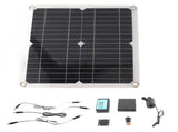 Solar Water Pump Kit 50W Solar Panel 22W Water Fountain Pump with Battery Box Timing Controller V1294-YM0706-3114230091111