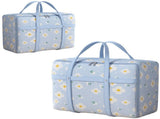 2 Packs Oxford Cloth Storage Bags, Large Capacity Quilt, Clothing and Luggage Moving Bags for V1189-LC-HW-00202