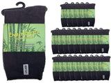 24 Pairs PREMIUM BAMBOO SOCKS Mens Heavy Duty Thick Work Socks Cushion BULK - Charcoal Grey - 11-14 V563-24BSOX-CHRCLGRY-SZE11-14