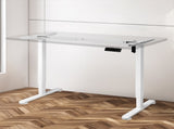 Levede Motorised Standing Desk Frame White Single Motor DH1049-S-WH