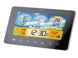 Weather Forecast Station Wireless Indoor Outdoor Touch Digital Time RF Sensing Hygrograph with Clock V1294-YM0901-3111240135911