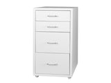 Levede 4 Drawer Office Drawers Cabinet White HO0402-WH_NZ