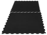 CORTEX 10mm Commercial Interlocking Rubber Gym Tile Mat - Set of 16 V420-CSAC-MATIN10-16