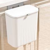 Hanging Kitchen Trash Can With Lid Double Open Lid Design Kitchen Trash Can Kitchen Cabinet Door V1192-AZ-W-27728