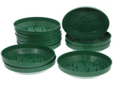 HOOWIFFY Green Plastic Flower Arrangement Plates 5.7 x 5.7 x 1.6 Inches Floral Craft Supplies for V1189-WXFWAL-20260326-02448