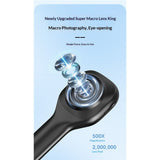 Microscope for Adults Kids, Portable 500X Illuminated Jewelers Loupe, Handheld Coin Magnifier for V1192-AZ-W-0028