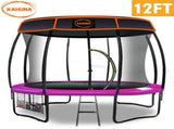 Kahuna Trampoline 12 ft with Roof - Pink TRA-KAH-12-PK-RF