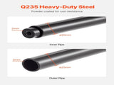 Wall Mounted Folding Tire, 32" - 48" Adjustable Tire, Q235 Heavy-Duty Steel Tire Storage V952-BGSLTJKDKDJ3PDEVOV0