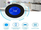 1 Pack WiFi Natural Gas Leak Detector for Home Gas Alarm and Monitor with LCD Display Screen Real V1294-YM0901-HS7871