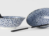 Bowl Set 2pcs with Chopsticks Maple Leaf Design V637-C2829