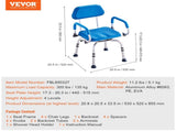 Swivel Shower Chair 360 Degree, Adjustable Shower Seat with Pivoting Arms & Padded Bath Seat for V952-GDSYGZYTLSLKVG9ABV0