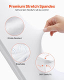 VEVOR Stretch Spandex Folding Chair Covers, Universal Fitted Chair Cover, Removable Washable V952-100PCSQBHLYYT0001V0