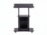 Artiss Mobile Podium Stand with Lockable Wheels Height Adjustable Laptop Desk Black LPS-HY01-120-BK