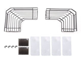 2PCS Corner Shower Shelf Adhesive Wall Mounted Shower Storage Rack with Hooks Toothpaste Holder for V1294-YM0901-3112250050411