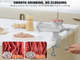 Manual Meat Grinder, Meat Mincer Sausage Maker with 1 Cutting Blade, 3 Sausage Tubes for Beef Pepper V767-VVR-ZTSDJRJZT800S8NBLV0