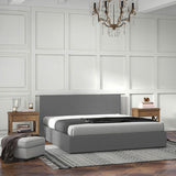 Milano Sienna Luxury Bed with Headboard - Grey No.28 - Single ABM-10001616