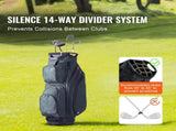 Golf Cart Bag with 14 Way Organizer Divider Top, 36 11 Pockets Premium Nylon Cart Bag, Durable Golf V952-TCB35YC10GJLC4OLOV0