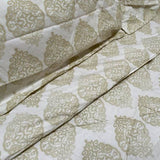 Hotel Living 3 Pce Light Weight Comforter Set Queen/King Ultimo Light Gold V442-ATX-COMFORTER-ULTIMOU2-LIGHTGOLD-QS