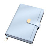 Hardcover PU Leather Notebook with 300 Pages Lined Magnetic Button Closure Business Notepad V1192-AZ-W-23280