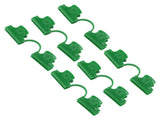 50Pcs Greenhouse Clamp PE Plastic 2 Head Plant Film Clamp Soil Sheet Clip for Horticulture 16mm / V1294-YM0706-3111230226813