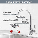 Faucet Mounted Eyewash Station with Cover,Reliable First-AID Emergency Eye Wash Unit for Sink V1370-AZ4-11699
