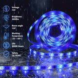 5050 RGB LED Strip Lights Waterproof SMD 300 IP65 5m 12V 44key IR Controller V324-SF-LEDS