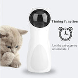 Automatic Laser Cat Toy with Interactive Rotating Light, Self-Play Fun for Indoor Cats, 5 Adjustable V1341-ZY-JETUQXQV-WHITE