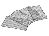 4PCS Barbecue Cooling Rack Stainless Steel Cooling Grid Tray Cake Cookies Baking Rack for Kitchen V1294-YM0718-3113210312511