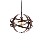 Ball Earth Chandelier Retro American Industry Warm Romantic Stable Firm Wall Lamp for Coffee Shop V1294-YM0715-3119210292111
