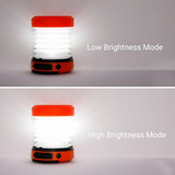 Collapsible LED Camping Lantern Rechargeable,Portable Hand Crank Lantern Flashlight with 4 Light V1192-AZ-W-31949