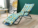 Patio Chaise Lounger Cushion, Thickened Rocking Chair Cushion Swing Bench Cushion with Ties, V1370-AZ4-19493
