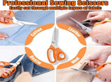 200 Piece Sewing Set with 43 Thread Spools and Scissors V1237-ZY-818-261