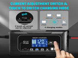 12/24V Automatic Car Battery Charger For Lithium Lifepo4 Lead-Acid AGM/Gel/SLA V201-BAZ2020BL8AU