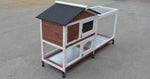 YES4PETS Double Storey Large Rabbit Hutch Guinea Pig Cage , Ferret Cage With Pull Out Tray On Wheels V278-RH368-NEW