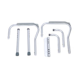Bathroom Aluminum Alloy Toilet Guardrail Safety Rail Frame for Elderly Disabled Pregnant Women V1294-YM0901-3112200116511