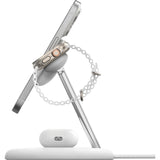 Belkin BoostCharge PRO 3-in-1 Qi2 15W Wireless Charger Stand MagSafe 2024 Model - White V578-WIZ023AUWH