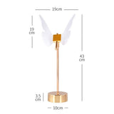 2026New Butterfly Table Lamp USB Rechargeable, Nordic Style Night Light for Bedroom Living Room Desk V1369-AZ3-W-11244