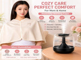 2 pcs Relaxing Winter Set - Beige Nursing Cape and Black Mini Humidifier Soothing Soft Postpartum V888-ELOSUNG53438